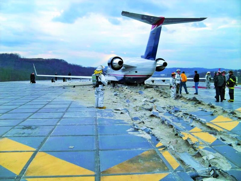 runway excursion of aircraft